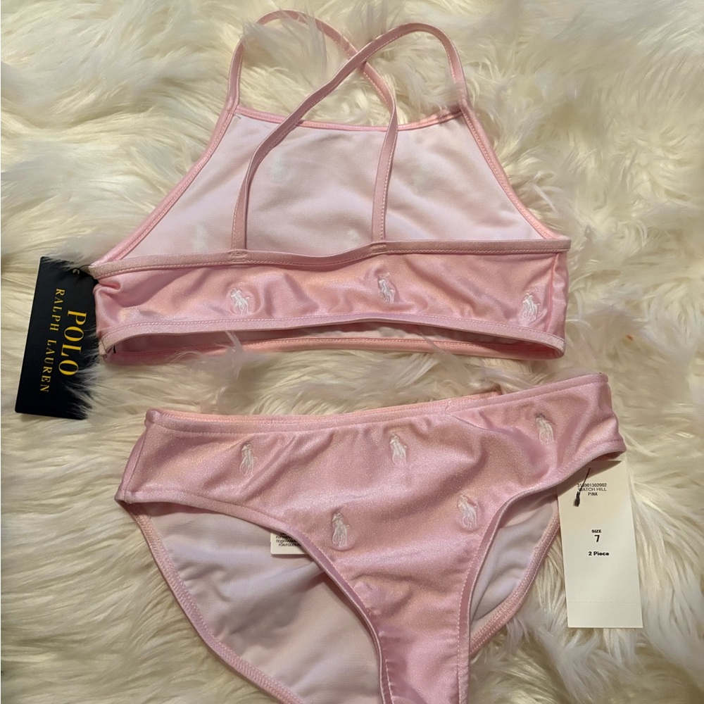 Polo by Ralph Lauren Pink Girls Bikini Set - Picture 5 of 5